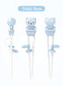 Goryeo Baby Training Chopsticks for Kids - Kids Chopsticks Use Completely Harmless Material - Anti-dislocation Buckle Design - Includes Portable Box (Blue)