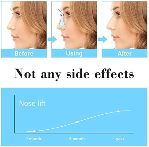 FERNIDA Silicone Nose Shaper Lifter Nose Uplifting Magic Clip Nose Bridge Straightener Corrector Slimmer for Wide Noses