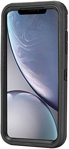 Stroson for iPhone XR Case with Built in Screen Protector, 3 in 1 Full Body Drop Protection Heavy Duty Shockproof Rugged Bumper for Women Man Protective Cover Phone Case for iPhone XR 6.1” (Black)