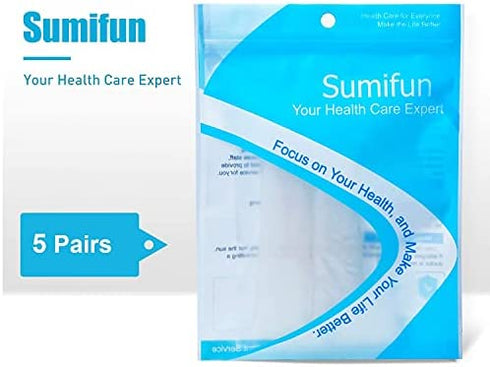 Sumifun Finger Sleeves, 10 PCS Gel Finger Protector for Thumb, Trigger Finger, Arthritis, Silicone Finger Tubes for Preventing Bruised, Cracking, Hand Eczema, Practising Golf, Badminton Protector