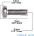 Prime Ave Stainless Steel License Plate Screws for Mercedes Benz (Extended Length)