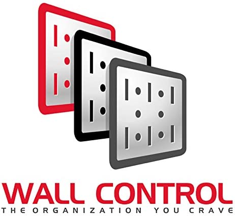 Wall Control Pegboard Shelf 9in Deep Pegboard Shelf Assembly for Wall Control Pegboard and Slotted Tool Board Black