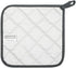 100% Cotton Kitchen Everyday Basic Terry Pot Holder Heat Resistant Coaster Potholder for Cooking and Baking Set of 5 Mineral Gray
