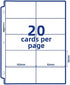 Amazon Basics Plastic Business Card Holder, Protector Sleeves for 3-Ring Binder, Transparent, 25-Pack