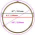 Microwave Glass Turntable Plate Roller Support Wheel Ring, Wheels Height 0.59" / 15mm, Outer Diamater 8.7" / 221mm - 2Pcs