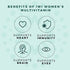 iwi Women's Multivitamin with Vitamin A, B1, B2, C, D3, E, Biotin, Calcium, Cranberry Extract, DHA, EPA, Niacin, Selenium, Omega Fatty Acids, Zinc - Vegan - 60 Gluten-Free Softgels (30 Day Supply)
