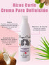 Rizos Curls Curl Defining Cream for Curly Hair. For Defined, Bouncy, Shiny, Frizz-Free, Voluminous Curls. With Aloe Vera, Shea Butter & Coconut Oil.