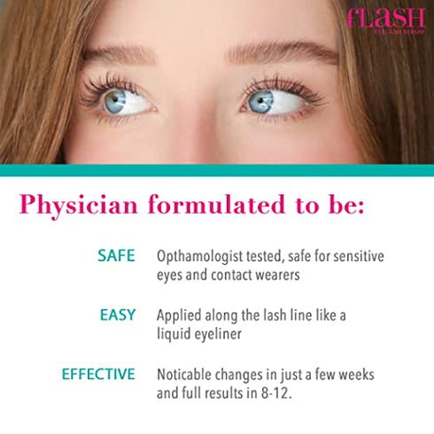 fLASH Eyelash Serum for Longer-Looking Lashes