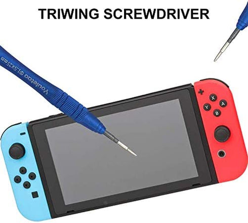 Youletao Y Screwdriver for Nintendo Switch, Y Tip 1.5 Y00 Triwing Tri Point Screwdriver Set Tool Kit for Nintendo Switch Joy-Con Controller Repair and Samsung Gear S3 Frontier, Gear S2 Screwdriver