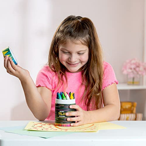 PLAYBEA 18 Colors Jumbo Crayons for Kids Ages 2-4 - Non Toxic Washable Toddler Crayons for Kids Ages 4-8 | Easy To Hold Large Crayons | Crayons for Toddlers Age 1 | Toddler Crayons Ages 1-3
