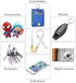 EcoVision Pack of 2 Wrist and Neck Lanyards for ID Badges, Wristlet Keychain Holder Car Key Lanyard for Women and Men