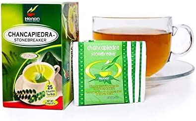 Stone Breaker Chanca Piedra Herbal Tea - 100% Naural from Peru ( 25 Tea Bags ) Natural Kidney Cleanse & Gallbladder Stones Support– Detoxify Urinary Tract, Flush Impurities, Clear Urinary System
