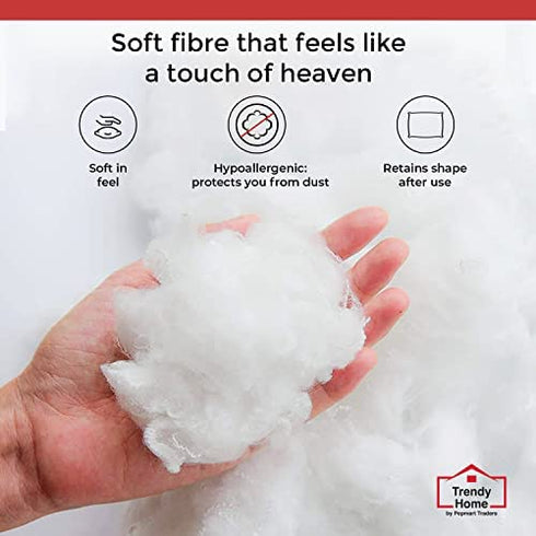 Trendy Home 12x20 Non Woven Premium Stuffer for Home & Office Pillow Stuffer, Decorative Throw Pillow Insert (White, Standard Size)