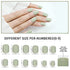 24 Packs (576 Pcs) Matte Short Press on Nails, Acrylic Short False Nails Full Cover Set Artificial Nails Fake Solid Color with Glue for Women
