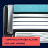 Dollar Shave Club | 4-Blade Club Razor Refill Cartridges, 8 Count | Precision Cut Stainless Steel Blades, Great For Longer Hair and Hard to Shave Spots, Optimally Spaced For Easy Rinsing, Silver/Blue