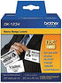 Brother Genuine DK-1234 Die-Cut Adhesive Name Badge White Paper Labels for Brother QL Label Printers, 2.3" x 3.4" (60mm x 86mm), 260 Labels per Roll, DK1234