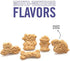 Three Dog Bakery Crunchy Classic Animal Crackers, Peanut Butter Flavor, Premium Treats for Dogs, 13 Resealable Pack, brown, 13 oz