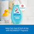Johnson's Baby Clean Fresh TearFree Children's Shampoo Body Wash Paraben Sulfate DyeFree Formula is Hypoallergenic Gentle on Toddler's Sensitive Skin FreshBoost Fragrance, Sulfate-Free, 13.6 Fl Oz