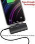 iWALK Mini Portable Charger for iPhone with Built in Cable, 3350mAh Ultra-Compact Power Bank Small Battery Pack Charger Compatible with iPhone 14/13/13 Pro/12/12 Pro/11/XR/XS/X/8/7/6,Black