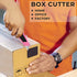 Jetmore 2 Pack Box Cutter Utility Knife, Heavy Duty Box Cutter Knife Razor Knife, Box Cutter Retractable with 10 SK5 Blades, Aluminum Shell Box Knife for Carton, Box, Cardboard