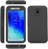 Annymall Galaxy J7 2018 Case, Heavy Duty Shockproof Defender Armor Protective Cover with Built-in Screen Protector for Samsung J7 2018/ Galaxy J7 Aero/ J7 Refine/ J7 Star/ J7 Crown(2018) (Black)