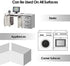 Silicone Gap Covers (2 Pack) Stove Spacer Fillers Heat Resistant Seals Gaps Between Stovetop and Counter, Easy to Clean (21 Inches, semi-clear)