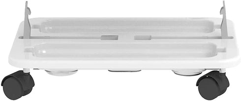 Deflecto Stack 'N Go Caddy Wheel Base, Craft Organizer, Compatible with Deflecto Desk Supplies Organizer Caddy, White, 16"W x 3 1/4"H x 11"D (29443CR)