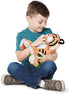 Melissa & Doug 11-Inch Baby Tiger Plush Stuffed Animal with Pacifier, Diaper, Baby Bottle