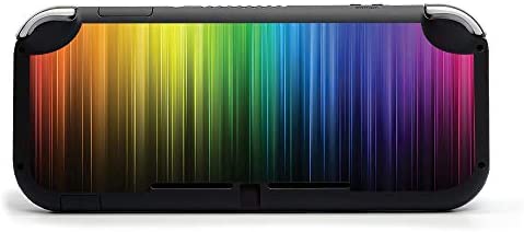 MightySkins Skin Compatible with Nintendo Switch Lite - Rainbow Streaks | Protective, Durable, and Unique Vinyl Decal Wrap Cover | Easy to Apply, Remove, and Change Styles | Made In The USA
