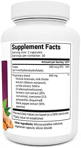 Dr. Berg's Liver Cleanse Detox & Repair Capsules - Liver Support Supplement with Milk Thistle, Ox Bile,Turmeric and Other Unique Liver Care Nutrients - Herbal Liver Health Formula 60 Caps