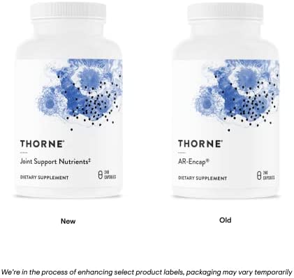 Thorne Joint Support Nutrients - Glucosamine and MSM with Curcumin, Bromelain, and Boswellia for Joint Support - 240 Capsules