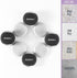 Super Sliders 2 1/2" Round Reusable Furniture Sliders for Carpet - Effortless Moving and Surface Protection, Gray (8 Pack)