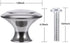 Bememo 24 Pack Silver Cabinet Knobs Kitchen Round Drawer Dresser Handles Kitchen Cabinet Round Pulls Hardware 1.06 x 0.79 Inch