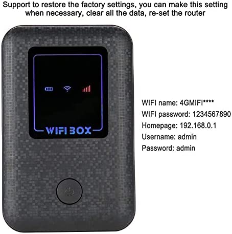 4G LTE Mobile Hotspot Device,WiFi Box-high Speed-2100Mah-can Connect up to 10 Users-USB Charging Portable 4G Router,Suitable for Mobile Phones,Laptops,etc.(T1)