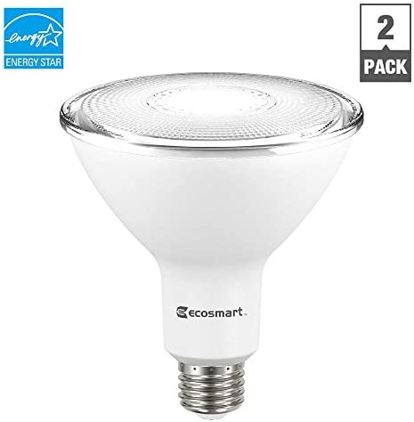 EcoSmart 120W Equivalent Daylight PAR38 Dimmable LED Flood Light Bulb (2-Pack)