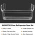 AMI PARTS 240363702 14.3in(L)×4.2in(W)×5.5in(H) Clear Refrigerator Door Bin Side Shelf for Frigidaire, Kenmore Refrigerator - Replaces 240363704, 240363705, 240363708, AP2116106, PS430207