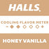 HALLS Throat Soothing Honey Vanilla Cough Drops, 30 Drops