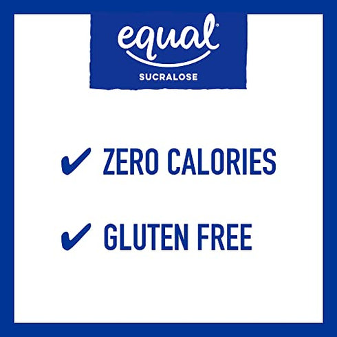 EQUAL 0 Calorie Sweetener, Yellow, Sugar Substitute, Zero Calorie Sugar Alternative Sweetener Packets, Sugar Alternative, 100 Count