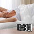 DreamSky Compact Digital Alarm Clock with USB Port for Charging, 0-100% Adjustable Brightness Dimmer, White Bold Digit Display, Adjustable Alarm Volume, Bedside Alarm Clock with Snooze,12/24Hr