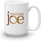 Morning Joe Logo Ceramic Mug, White 15 oz - Official Mug As Seen On MSNBC with Joe Scarborough, Mika Brzezinski and Willie Geist