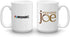 Morning Joe Logo Ceramic Mug, White 15 oz - Official Mug As Seen On MSNBC with Joe Scarborough, Mika Brzezinski and Willie Geist