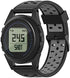 Bands Compatible with Bushnell Neo Ion 1& 2 Soft Silicone Replacement Two-Color Breathable Hole Wristband Compatible with Bushnell Neo Ion 1&2 & Bushnell Excel Golf GPS smartwatch (Black&Grey)