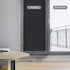 Reusable Blackout Window Film Tint Room Darken Silk Privacy Static Cling Glass Vinyl Insulation Door Cover 100% Light Blocking No Glue for Day Sleep,Baby Nap Security 17.5 Inch x 6.5 Feet