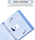 TYH Supplies 500 Slot Heavyweight Business Card Sleeve Sheet Protectors 11 Hole Clear Double Sided 20 Slots Per Page
