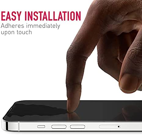 ROFI Anti Blue Light Screen Protector Universal Compatible with iPhone 14/iPhone 13&13 Pro in 6.1 Inch Full Coverage Tempered Glass Protector+Back Screen Protector Ultra Clear Eye Protector 9H Hardness Bubble-Free Easy Installation