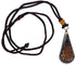 Emotional Body Purification Black Tourmaline Orgone Crystal Tear Drop Pendant for Strengthen Immune System - Heart - Self Confidence - Positivity