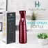 Hula Home Continuous Spray Bottle (10.1oz/300ml) Empty Ultra Fine Plastic Water Mist Sprayer – For Hairstyling, Cleaning, Salons, Plants, Essential Oil Scents & More - Red