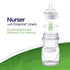 Playtex Baby Nurser Bottle with Pre-Sterilized Disposable Drop-Ins Liners, Closer to Breastfeeding, 4 Ounce Bottles, 3 Count