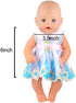 Fashion Doll Clothes 5 Set Complete Baby Doll Clothes for 12-14 Inch Doll Clothes with 12-14 Inch Reborn Baby Doll Clothes Accessories,My Life Doll Clothes,Our Generation Dolls Clothes