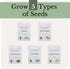 Winter Indoor Garden Kit - Herb Garden Seed Starter Kit for Gardening Indoors | Plant Grow Kit with Sage Rosemary Seeds and Hot Pepper Seeds for Planting | Growing Fresh Kitchen Herbs - By Mr Sprout